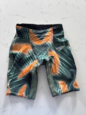 Speedo - Men's Fastskin LZR Pure Valor 2.0 High Waisted Jammer - Grn/Org - 26