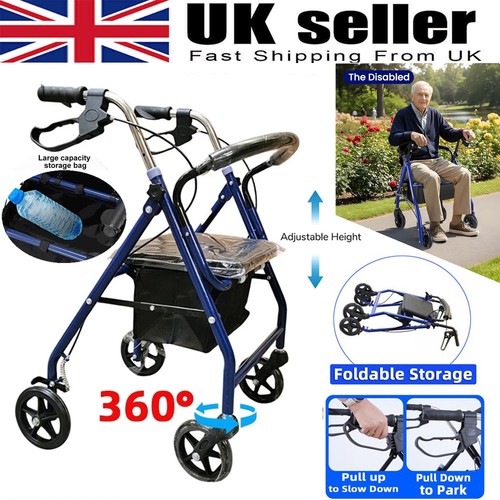 Lightweight folding rollator - lightweight,