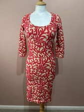 Wolford Red Jersey Knit Floral