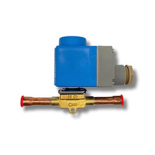 Solenoid Solder Valve 1/4", 3/8", and 1/2" with Coil - Ideal for Refrigeration