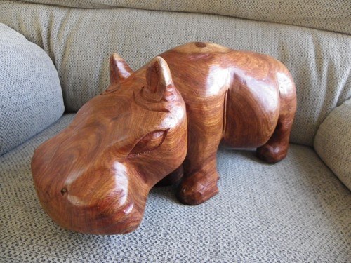 Very large hand carved wooden - large,