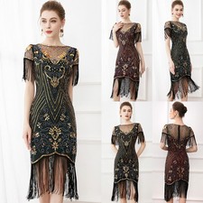 Ladies Sequin Tassel Flapper