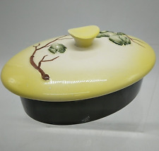 Vintage Carlton Ware Oval Lidded Trinket Box  'Australian Design' 13 x 10 cms