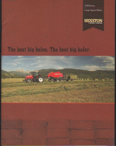 Massey ferguson hesston 2100 - massey,