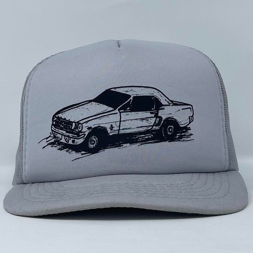 Vintage mustang trucker hat
