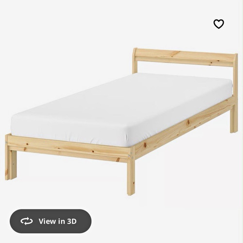 Ikea neiden pine bed - pine, frame