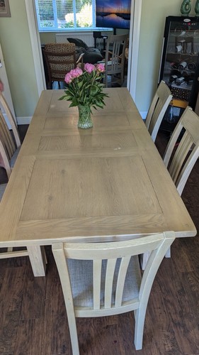 Rectangular light wood dining - light,