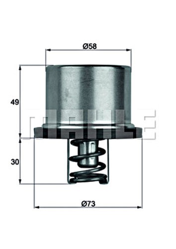 Coolant thermostat for - coolant, volvo