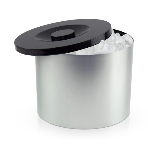 Brush aluminium effect round - brush,