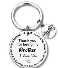 Brother Gift From Sister Keyring keychain Christmas Present Birthday Gift UK