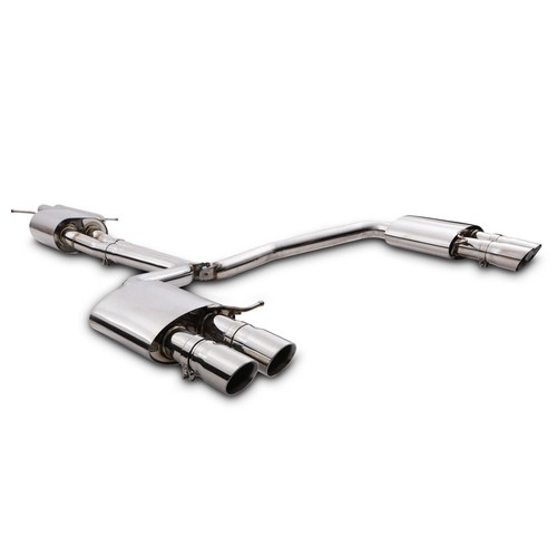 Stainless steel cat back - stainless,