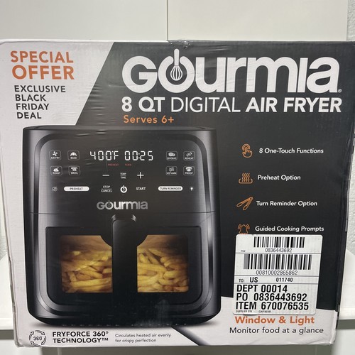Gourmia quart digital air - 8,