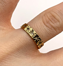 9 ct Gold CZ Textured Eternity