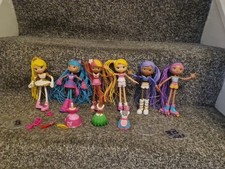 Betty spaghetty Dolls x 6 With 4 Stands & Extras Ohio Art Company 