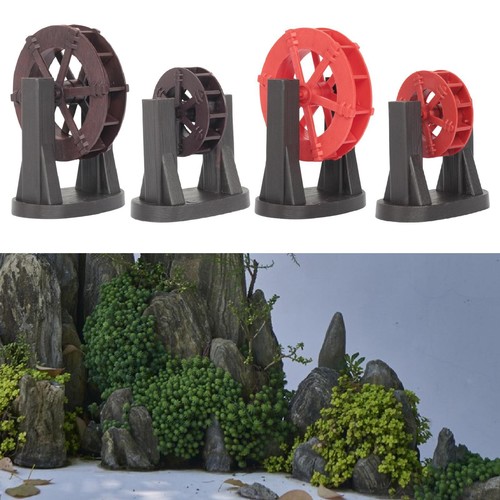 Simulated water wheel model - water,