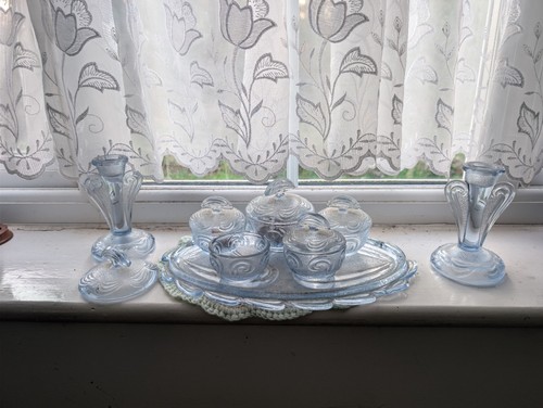 1950s rutland clear - 1950s, blue