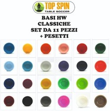 TOP SPIN ( SUBBUTEO ) SET 11 BASI HW CLASSICHE IN ABS + PESINO 10 mm