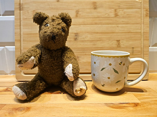 Vintage 1950s teddy bear brown - vintage,