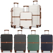 🏅KONO 20/24/28Inch Hard Shell 4 Wheels Suitcase Cabin Hand Luggage Travel Case