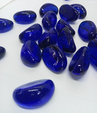 150 X Decorative BLUE Glass