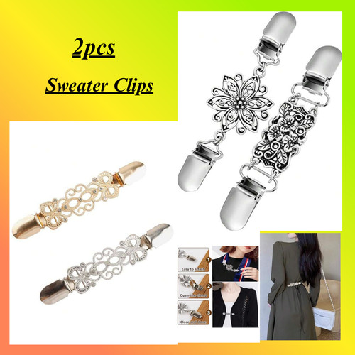 Sweater clips vintage dress - vintage,