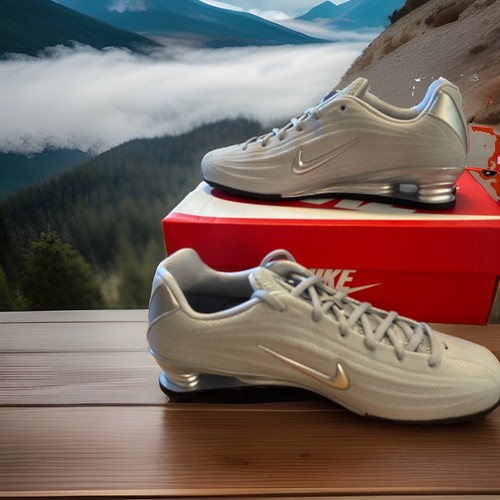 Nike shox silver - z,