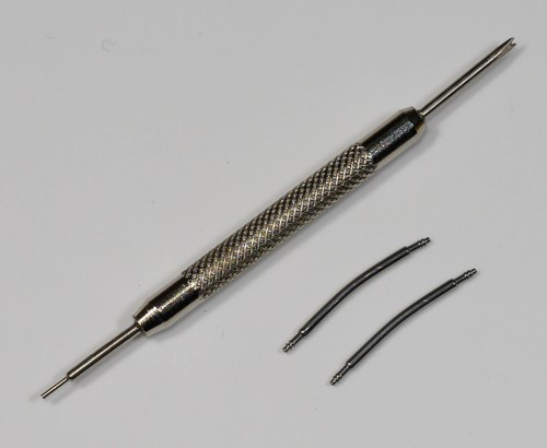 Curved spring bars - curved, tool