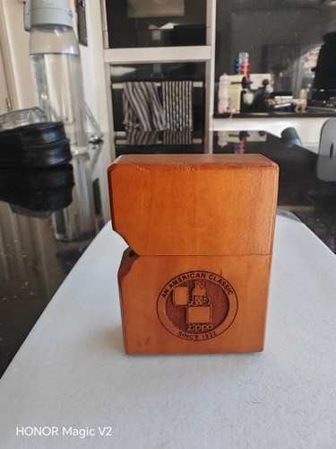 Zippo wood lighter case holder - wood,