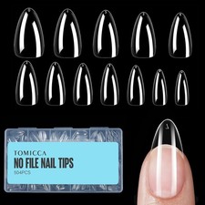 504-Piece Clear Almond Nail