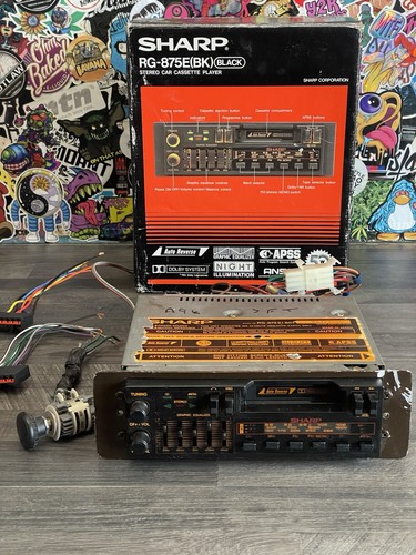Vintage sharp 875e car - sharp, rg-875e