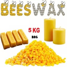 5KG Yellow Beeswax Pellets Bag