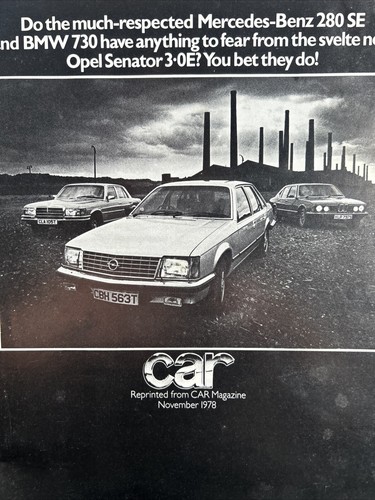 Vauxhall senator e - senator, car