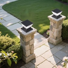 Outdoor Solar Post Cap Light