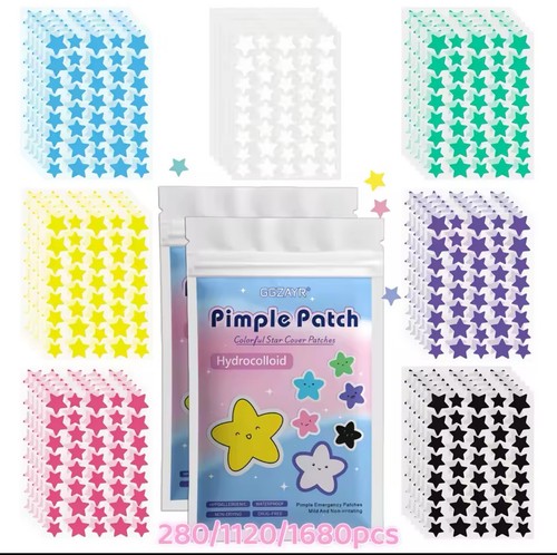 280 pcs seven - seven-color, star