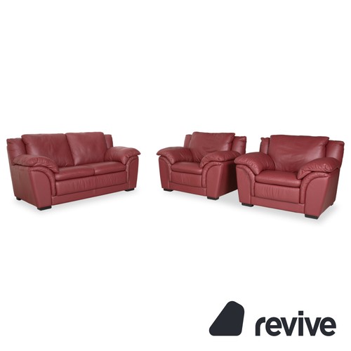Natuzzi leather set two seater