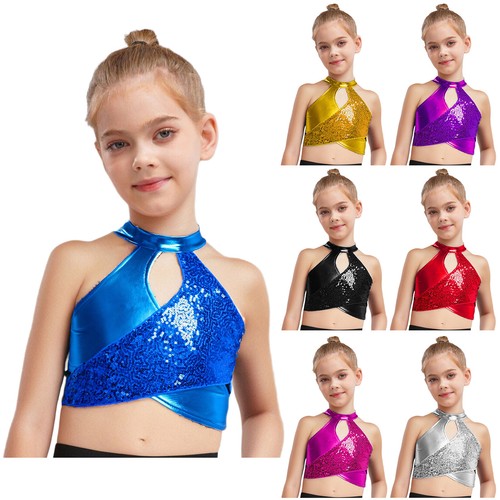 Girls jazz latin dance crop - uk,