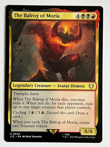 Mtg the balrog - balrog,