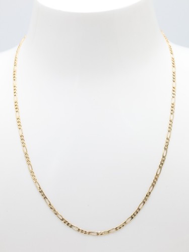 Gold figaro link chain - figaro, 9ct