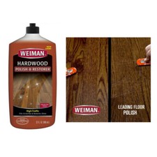 Weiman Wood Floor Polish and Restorer - 32 Ounce - High-Traffic Hardwood Floor