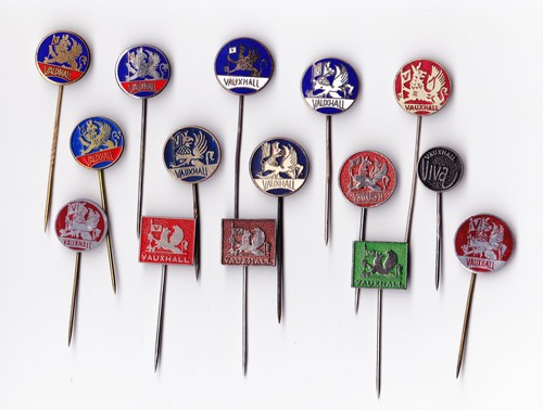 Vintage enamel vauxhall motors - vintage,