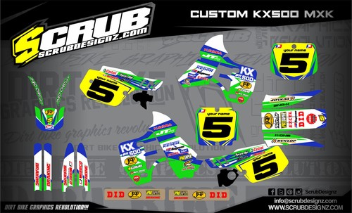 Kx500 graphics 1988 2004 kx - kx500,