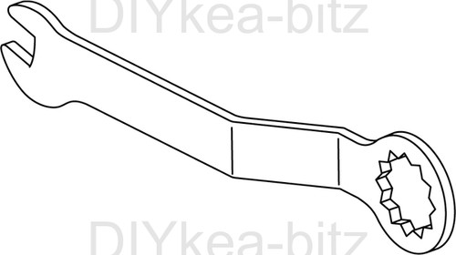 113453 ikea silver - 113453, bed