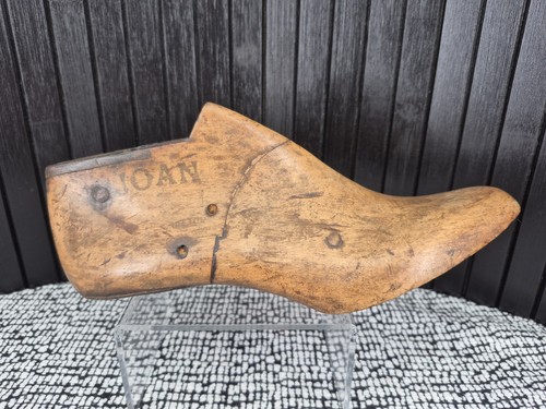 Vintage wooden shoe last - shoe,