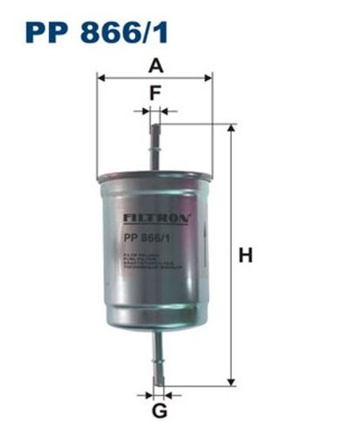 Fits filtron 866 fuel - filtron, pp