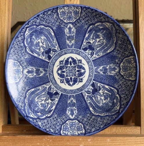 Vintage blue white cabinet - blue,