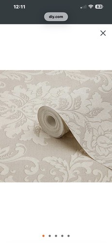 Goodhome mire beige damask - mire,