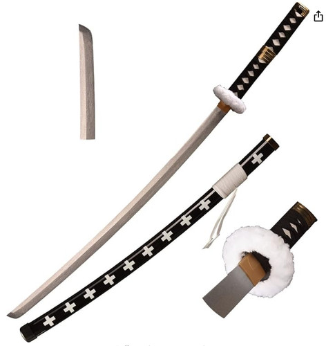 Samurai wooden sword with - wooden,