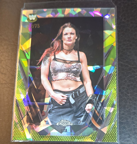 Topps chrome wwe sapphire - chrome,