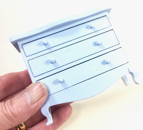 Dolls house painted dressing - painted,