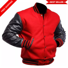 Men's Letterman Bomber